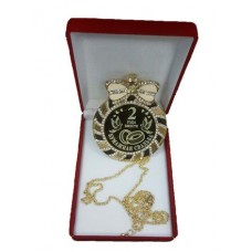 Медаль со стразами в коробочке Бумажная свадьба medali-26671990