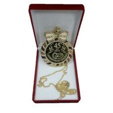 Медаль со стразами в коробочке Сапфировая свадьба 45 лет medali-26701354
