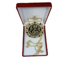 Медаль со стразами в коробочке  Изумрудная свадьба 55 лет medali-26701500