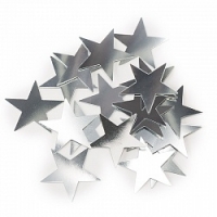 Конфетти 17гр в ассортименте звезды серебро