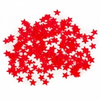 Конфетти 17гр в ассортименте красные звезды
