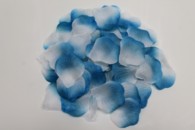 Лепестки роз бело-синие арт. 077-048