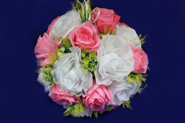 Свадебный букет дублер . Розовые розы Арт 0-005