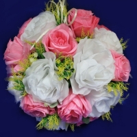 Свадебный букет дублер . Розовые розы Арт 0-005