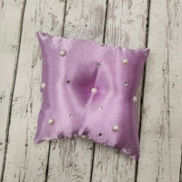 Подушка для колец в лавандовом цвете Арт 188