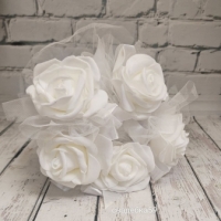 Букет дублёр в белом цвете на свадьбу для невесты Арт 0-030