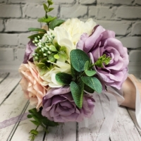 Букет дублер для невесты в сиреневом цвете Арт 0-32