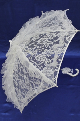Зонтик белый арт014