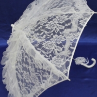 Зонтик белый арт014