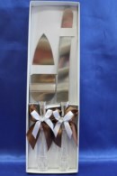 Нож и лопатка С коричневым бантиком арт. 030