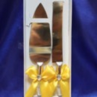 Нож и лопатка с желтым бантиком арт. 1-002
