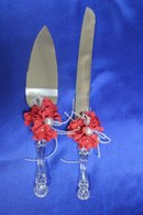 Нож-лопатка с латексными розами арт. 025